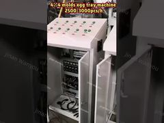 Pulpa de papel auto de la máquina de la bandeja del huevo 3000PCS/HR