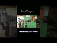 máquina automática del cartón de la caja de la bandeja del huevo de 4 moldes en Nigeria