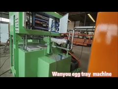 Estructura simple de Tray Machine Energy Saving Type del huevo semi automático del arrabio