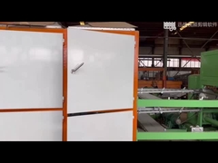 4 moldes que forman la máquina recíproca secador de metal que muestra