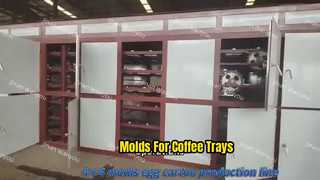 Molde para portavasos de café, moldes para bandejas de papel