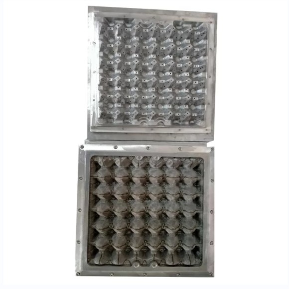Molde de bandeja de huevo de plástico o aluminio fundido para la producción de bandejas de huevo de múltiples cavidades