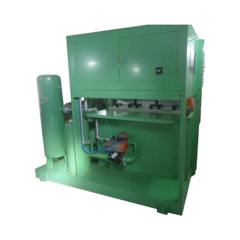 máquina de moldear de la celulosa 700pcs/hr que intercambia el tipo para la bandeja del huevo/la bandeja de la fruta