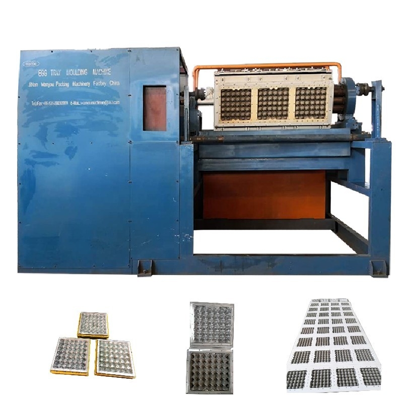 Máquina de fabricación de bandejas de huevo de papel innovadora y duradera para la producción de cartón de huevo de alta eficiencia Máquina de producción de línea de bandejas de huevo