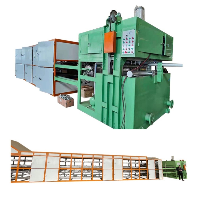 Máquina de fabricación de bandejas de huevo de papel de baja energía de gran capacidad para soluciones de embalaje asequibles Máquina de cartón de huevo Línea de producción Máquina de bandeja de huevo de moldeo de celulosa