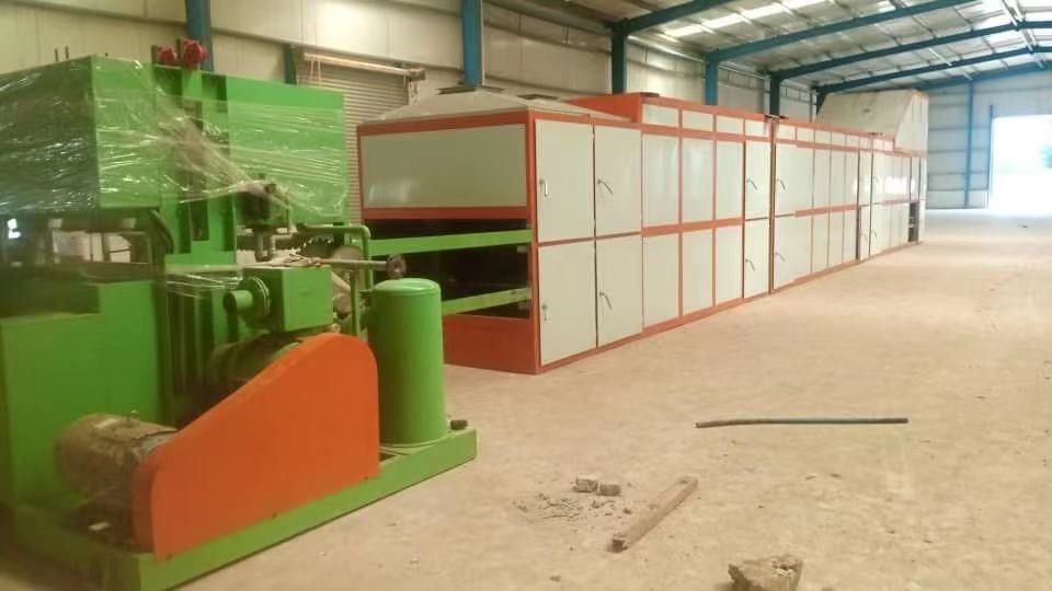 1 año de garantía de uso de huevos y material de pasta de papel máquina automática de bandeja de huevos línea de producción máquina de moldeo de pasta