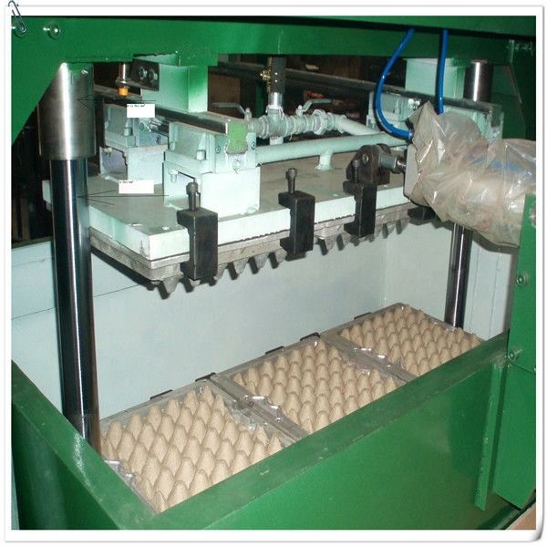 1000-6000 piezas/hora 7-28m de longitud máquina para hacer cartón de huevo para la producción de papel