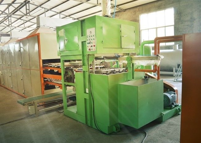 Máquina de producción de bandejas de huevos de papel de baja energía de alta eficiencia controlada por ordenador con válvula de la marca de Alemania