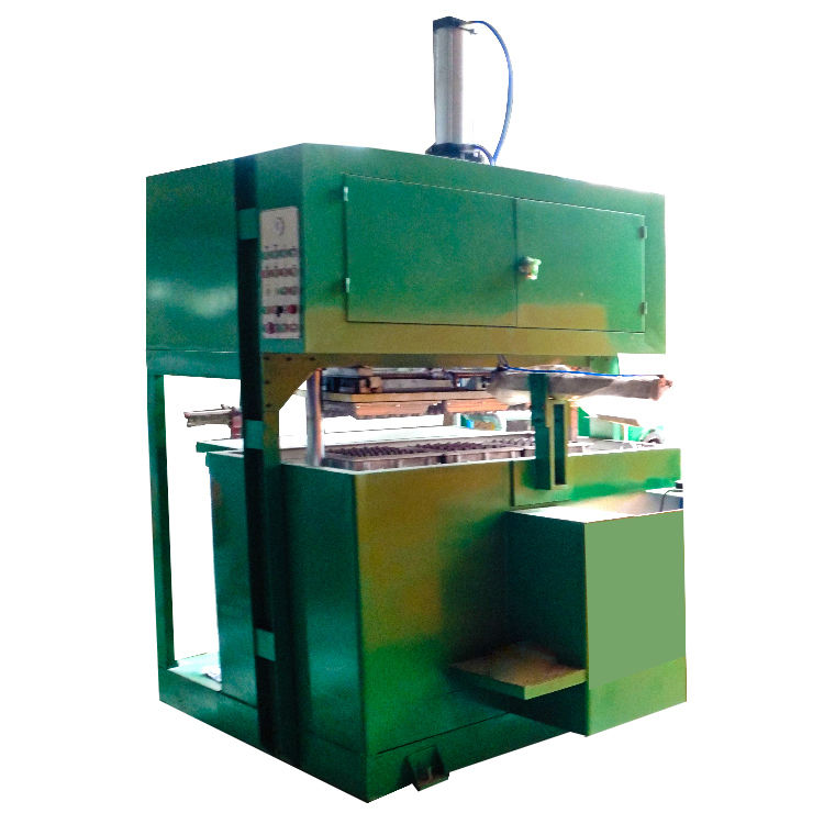 Máquina semiautomática de papel para bandejas de huevos 1000pcs/h Línea de producción automática de cartón de huevos