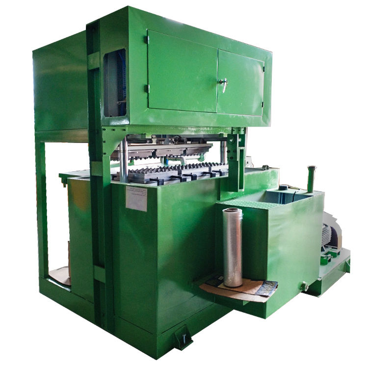 Máquina semiautomática de papel para bandejas de huevos 1000pcs/h Línea de producción automática de cartón de huevos