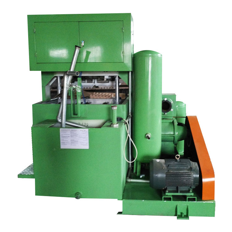 Máquina automática de alta eficiencia para bandejas de huevos de papel, línea de producción de cartones de huevos controlada por computadora