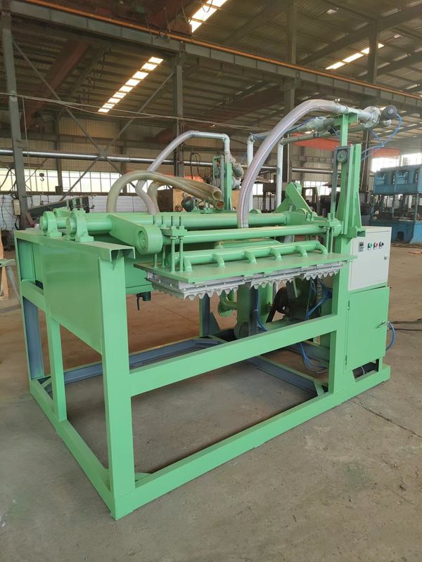 1000pcs/h Máquina de papel para bandejas de huevos Máquina de cartón de huevos Semiautomática para pequeñas empresas