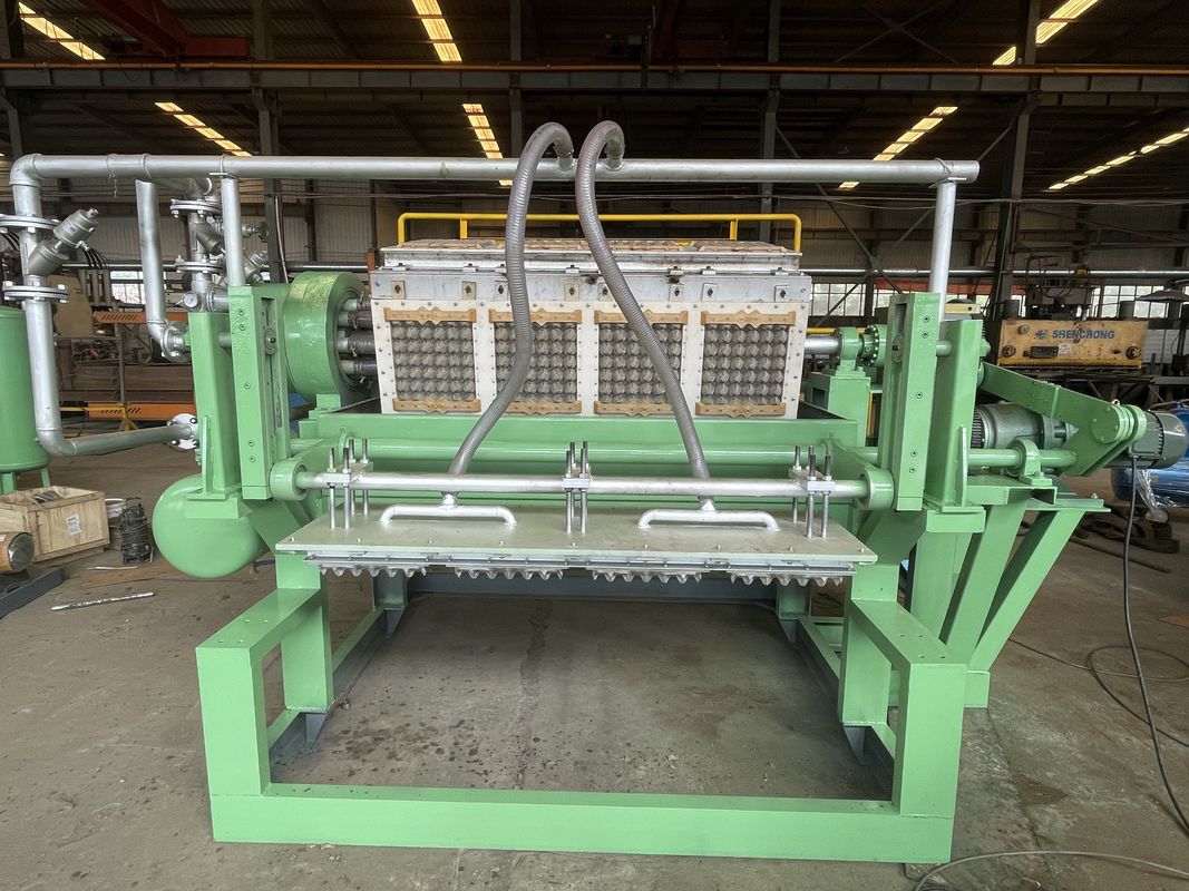 Máquina automática completa de bandejas de huevos de papel, máquina de moldeo de pulpa de papel, máquina para fabricar platos y fuentes de fruta y manzana