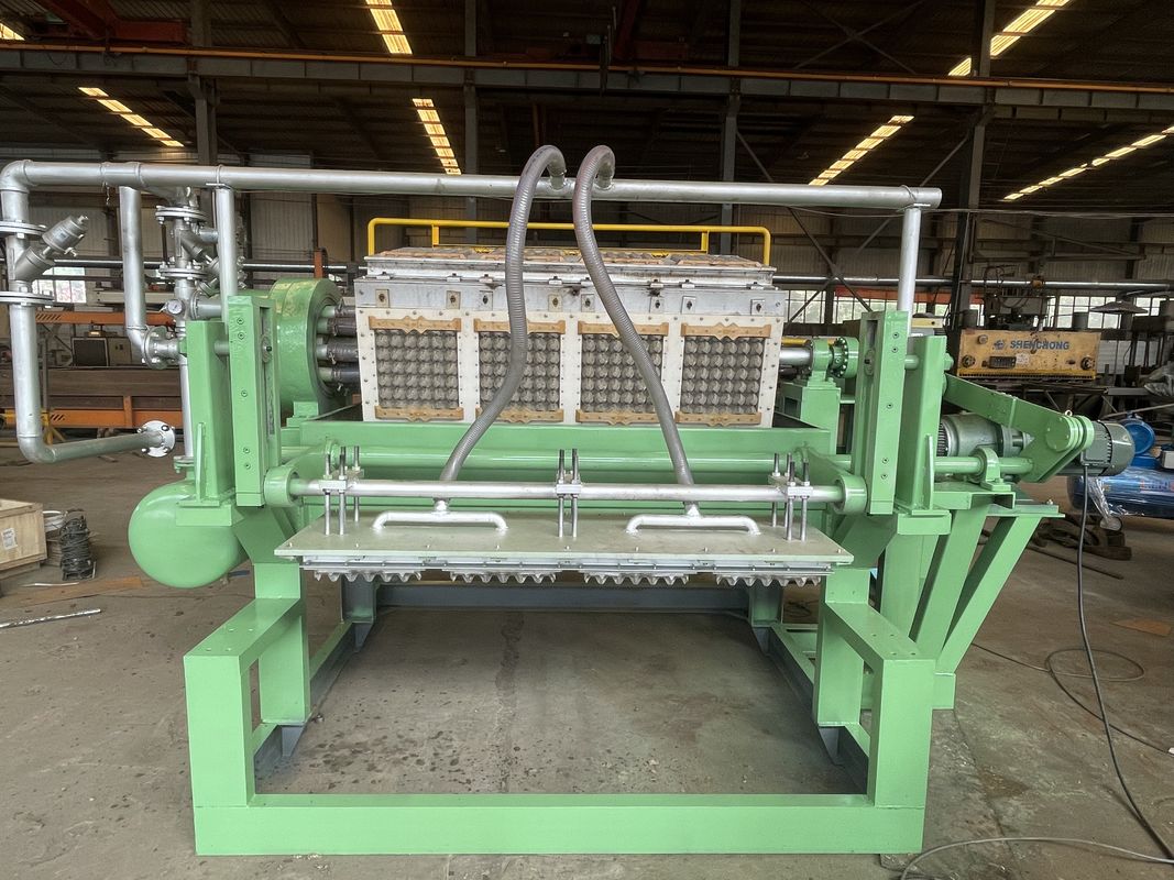 Máquina para fabricar cartones de huevos de papel de color verde con bajo consumo de energía, línea de producción de bandejas de huevos, máquina para bandejas de huevos