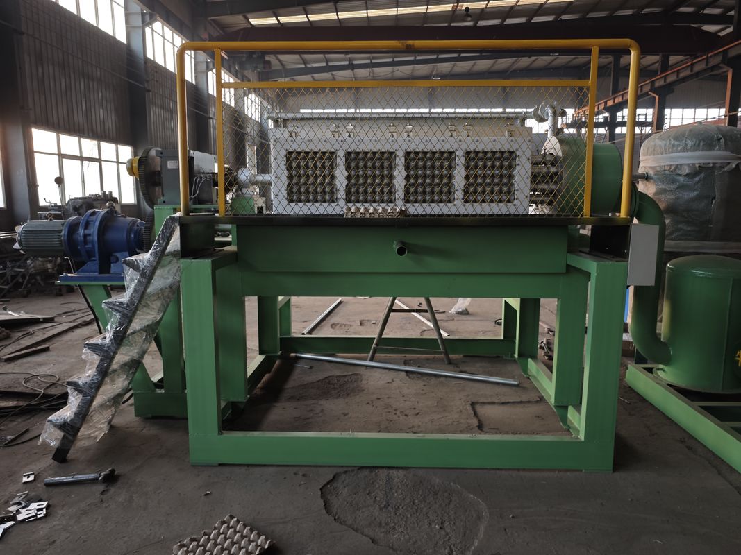 Máquina formadora de bandejas giratorias para huevos WANYOU WY-1 con control automático PLC para producción de 2500-3000 piezas/h utilizando pulpa de papel reciclado