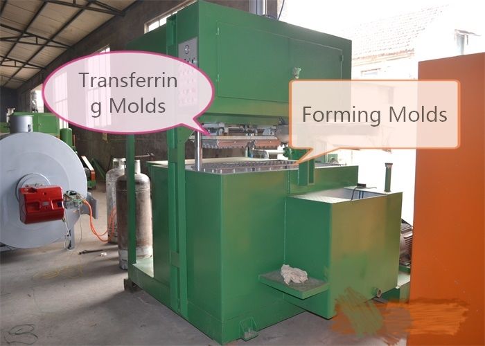 Máquina de bandejas de huevos de papel de bajo ruido, fácil operación, máquina de moldeo de pulpa para la fabricación de cajas de huevos y bandejas de manzanas en 380V-440V