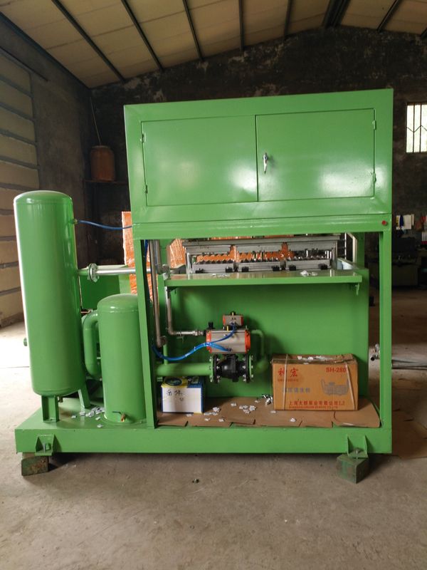 20-45kw 700-1000pcs por hora máquina de bandeja de huevo bandeja de huevo línea de producción para hacer bandejas de huevo cartones de huevo zapatos bandejas bandejas de guardería moldes de aluminio controlado por PLC