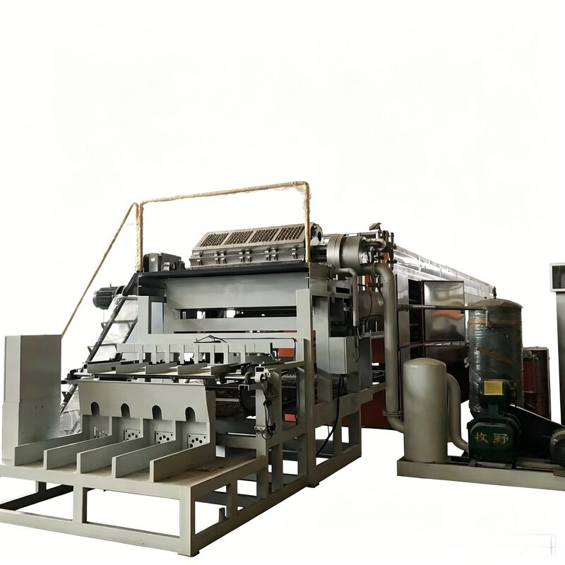 2000-3000pcs/h Máquina para hacer bandejas de huevo de papel 3x4 moldes 4*4 moldes Máquina de bandejas de huevo diseñada para equipos estables de capacidad media para fábricas en crecimiento