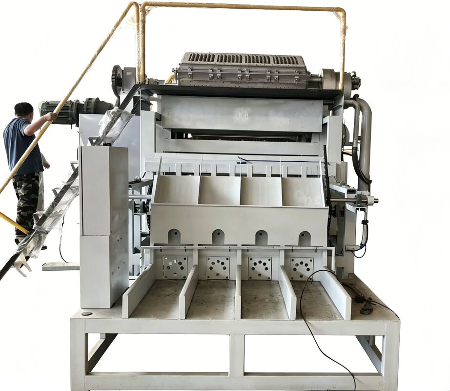 2000-3000PCS/H Máquina rotativa de bandeja de huevos Solución de producción comercial a mediana escala