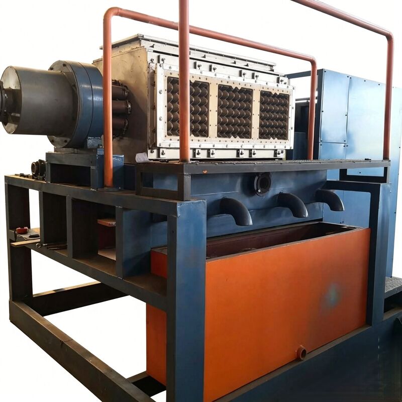 2000-3000PCS/H Máquina de bandeja de huevo rotativa Línea de producción de bandejas de huevo de papel reciclado ecológico. Equipo compacto y fácil de operar/estable de capacidad media para fábricas en crecimiento.