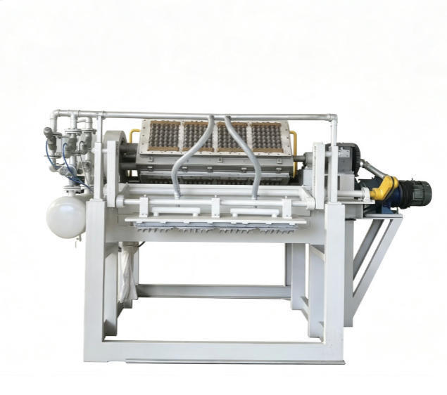 2500-5000pcs/h bandeja de papel de manzana bandeja de huevo máquina de cartón de huevo línea de producción de ahorro de energía controlado por PLC