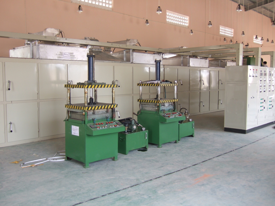 Intercambiando el tipo 30 huevo Tray Production Line Fully Automatic de la caja