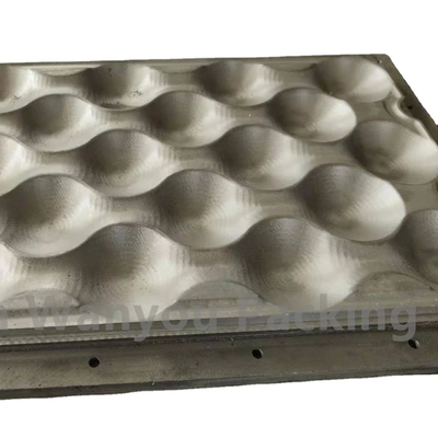 Papel de pasta de mesa desechable máquina de plato de huevo molde con tratamiento de superficie polaco