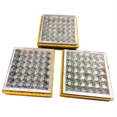 Molde de bandeja de huevo de plástico o aluminio fundido para la producción de bandejas de huevo de múltiples cavidades