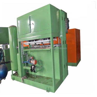 7.5KW motor de conducción pequeño fabricante de bandeja de huevo bandeja de huevo máquina de moldeo de pulpa para la eficiencia de la producción