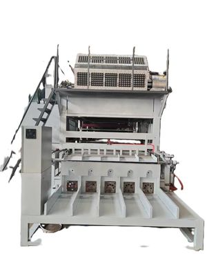 Línea de producción de bandejas de huevos ecológicas utilizando materiales reciclados y produciendo soluciones de embalaje compostables Máquina para bandejas de huevos con 4000-5000 unidades/h controlada por PLC