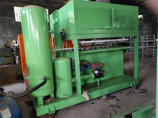 unidad semi auto de la fabricación de la bandeja del huevo 1000pcs/h/máquina de moldear de la pulpa del papel usado