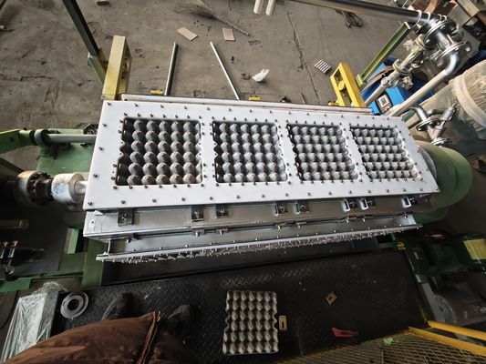 Nuevo WANYOU máquina automática de bandeja de huevos de papel reciclado máquina de moldeo de pulpa Panel de pantalla táctil de Control PLC 2500-3000 unids/h