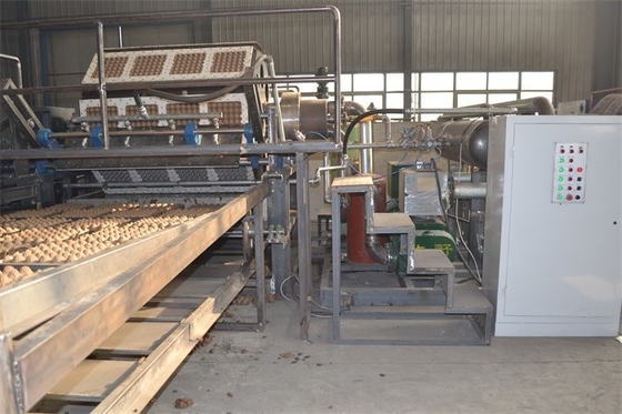 Máquina de papel de la fabricación de la bandeja del huevo/máquina de moldear de la pulpa 2 años de garantía