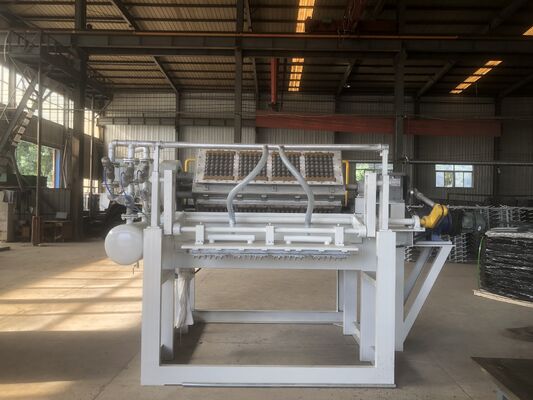 Alta velocidad 2500-3000 Pcs/h Máquina de papel rotativo bandeja de huevo de cartón de huevo línea de producción PLC controlado 80/120KW