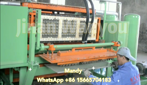 Unidad de la fabricación de la bandeja de Apple del papel/de la bandeja del huevo con el consumo de energía baja