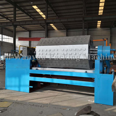 Máquina de moldeo de pasta de papel de gran capacidad 6000 pcs / h Máquina de producción de bandejas de huevos