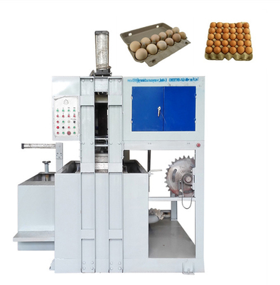 350pcs/Hr pequeño huevo automático Tray Making Machine With Egg Tray Dryer garantía de 1 año