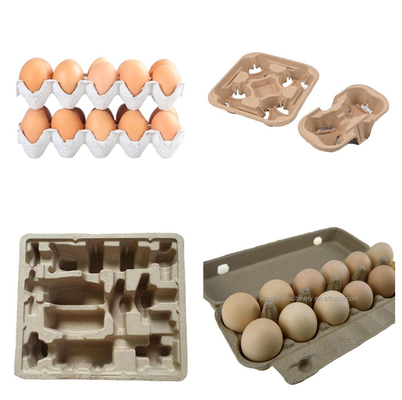 Pequeño molde automático del cartón de Tray Making Machine With Egg del huevo