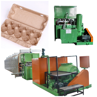 Pulpa de papel reciclable de Tray Molding Machine For Molded del huevo de la prensa mojada del papel usado